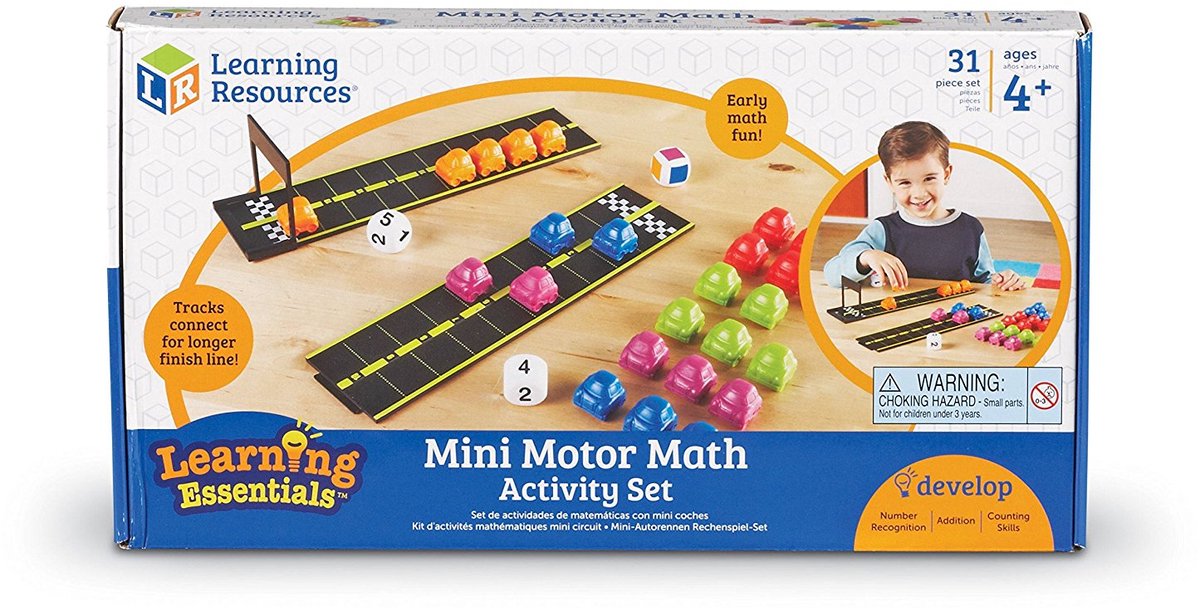 Learning Resources mini motor math activity set - 4+