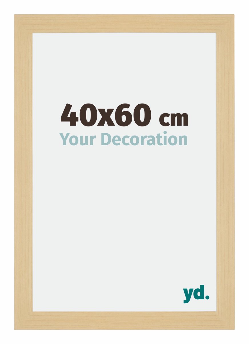 Your Decoration - Fotolijst 40x60 cm - MDF - Ahorn Decor - Mura