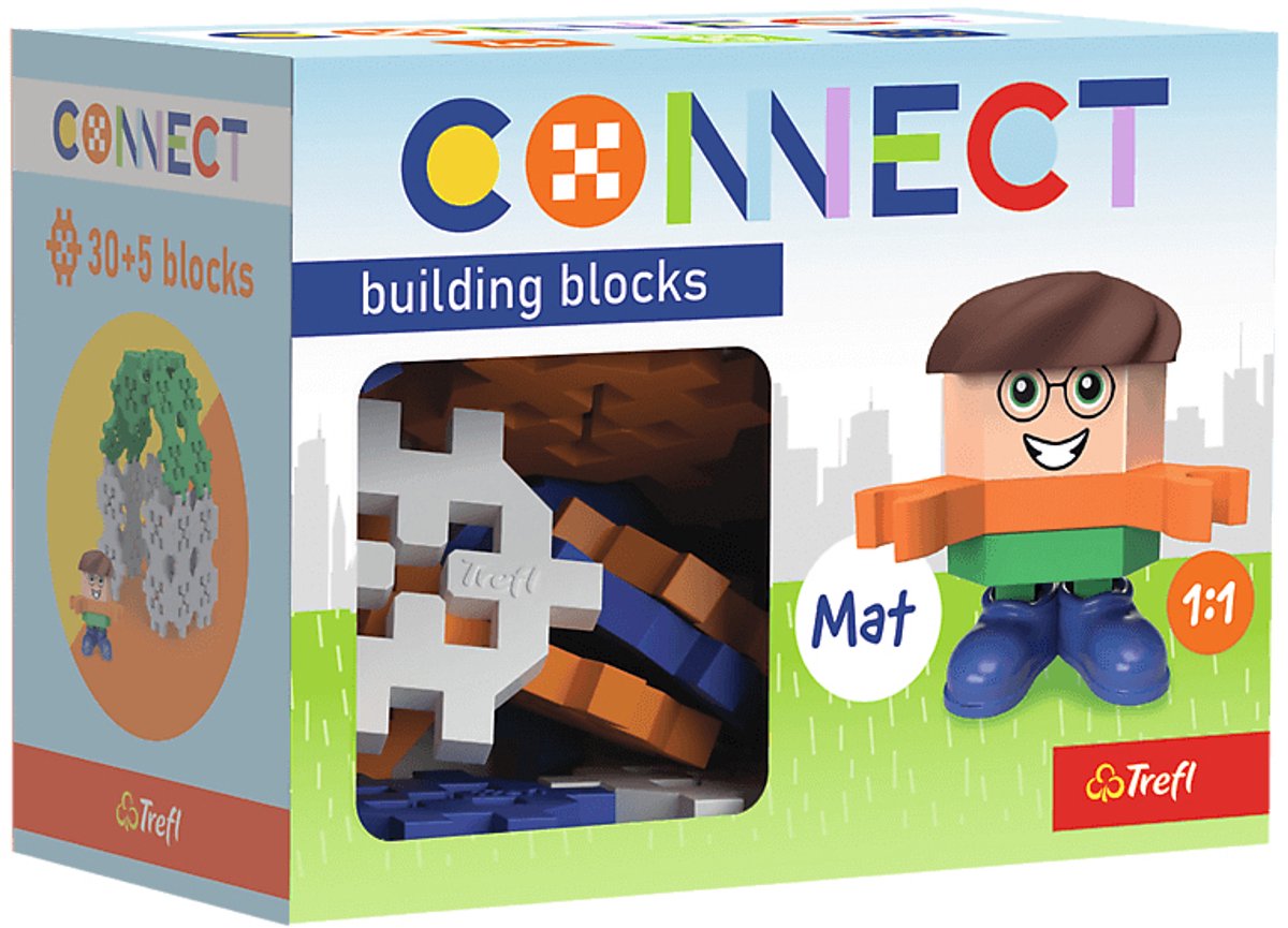 Trefl Connect Connect | bouwstenen mat 35 stuks afbeelding