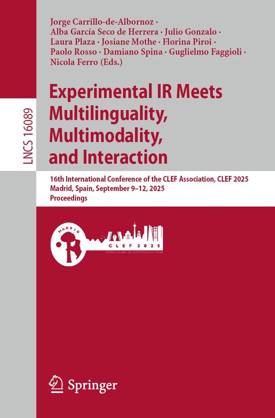 Springer Nature Proceedings Computer Science - Experimental  ... - cover