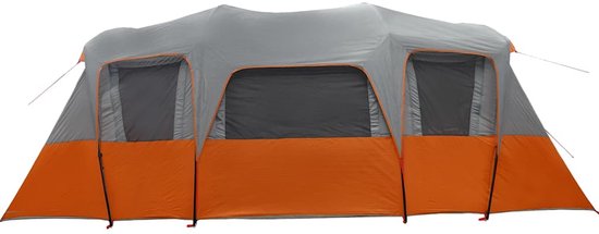 vidaXL - Tunneltent - 16-persoons - waterdicht - grijs van Vidaxl — afbeelding 3