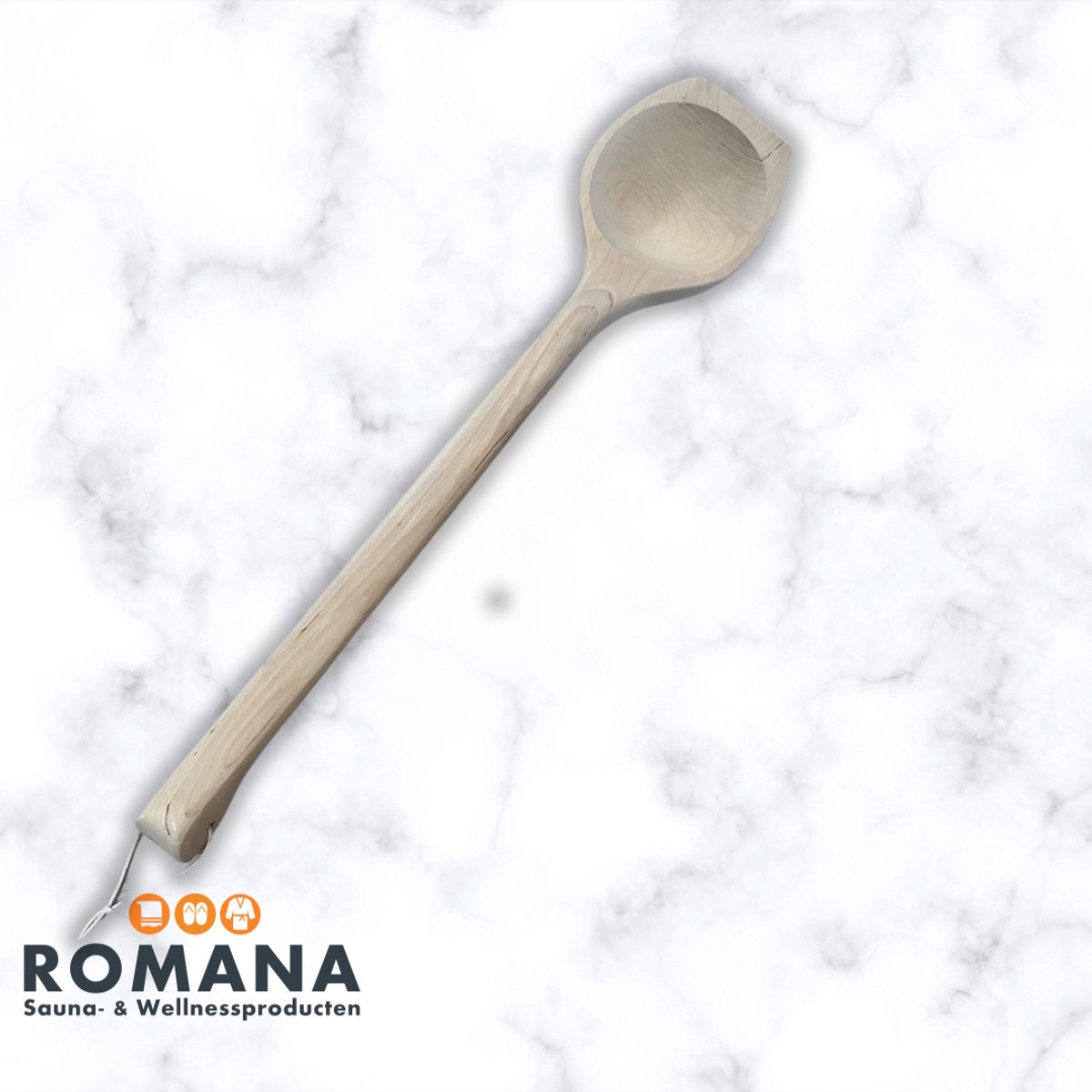 Romana Products - Houten Saunalepel - 60cm - 200ml - wellness - Sauna