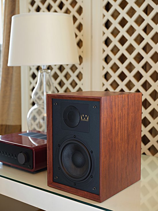 Wharfedale Denton 85th Anniversary Boekenplank Speaker - 2-weg speaker - Tweeter 25'' mm - Woofer 156'' mm - Mahogany