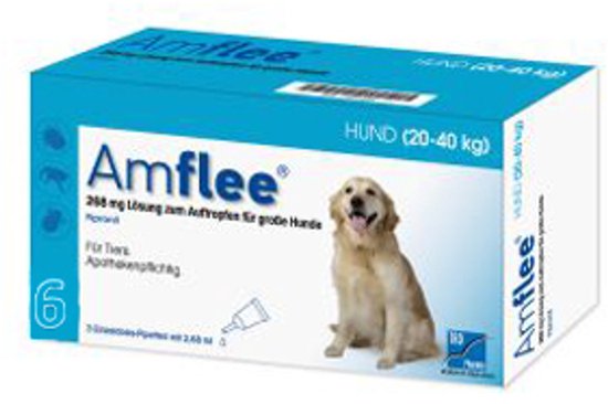 Amflee Spot-on Hond (20-40kg) - 3 Pipetten