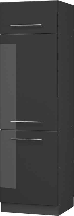 2-delige badkamermeubelset antraciet/hoogglans Freddy | OK-living 2-delige badkamermeubelset antraciet/hoogglans Freddy | OK-living