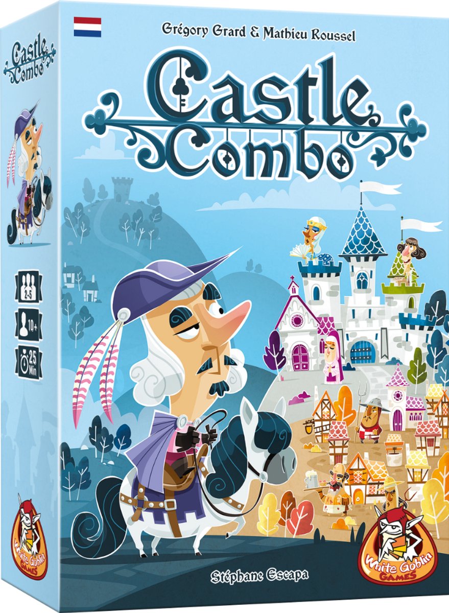 Castle Combo - Kaartspel - 2 tot 5 spelers - Tactisch familiespel - Vanaf 10 jaar - Ideaal cadeau