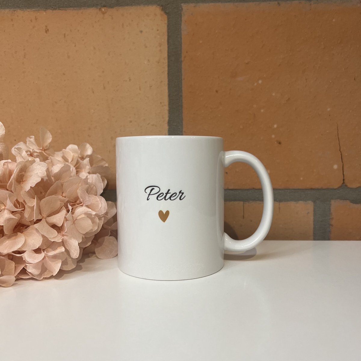 Mok liefste PETER | PETER | liefste peter | peter vragen | peter worden | peetoom vragen | peetoom worden | cadeau | geschenkdoos | giftbox