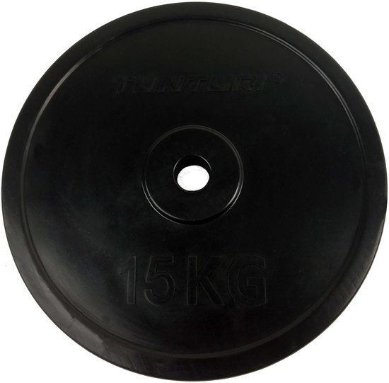 Virtufit Rubberen Halterschijf - Halter gewicht - 30 mm - 20 kg VF02010 Virtufit Rubberen Halterschijf - Halter gewicht - 30 mm - 20 kg VF02010