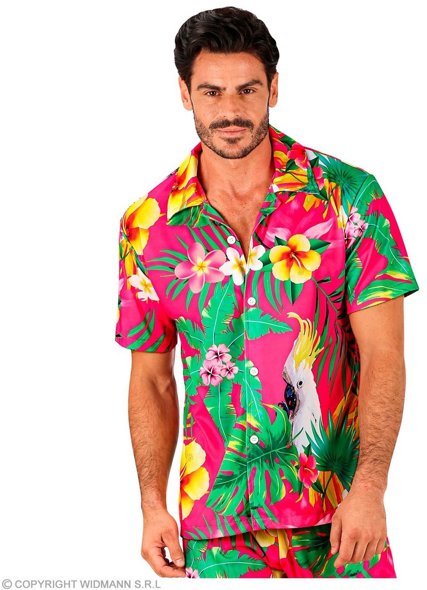 Zomer partyshirt Parrot