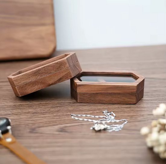 Ring Cone, Houten Sieraden Display, Walnoot Ring displays, Ring houder, Ring Stand, Ring Display Set, Ring Tray - België Ring Cone, Houten Sieraden Display, Walnoot Ring displays, Ring houder, Ring Stand, Ring Display Set, Ring Tray - België