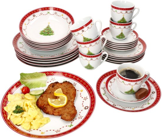 Kerstservies tot kerstdecoraties voor op tafel kopen - kerst 2025