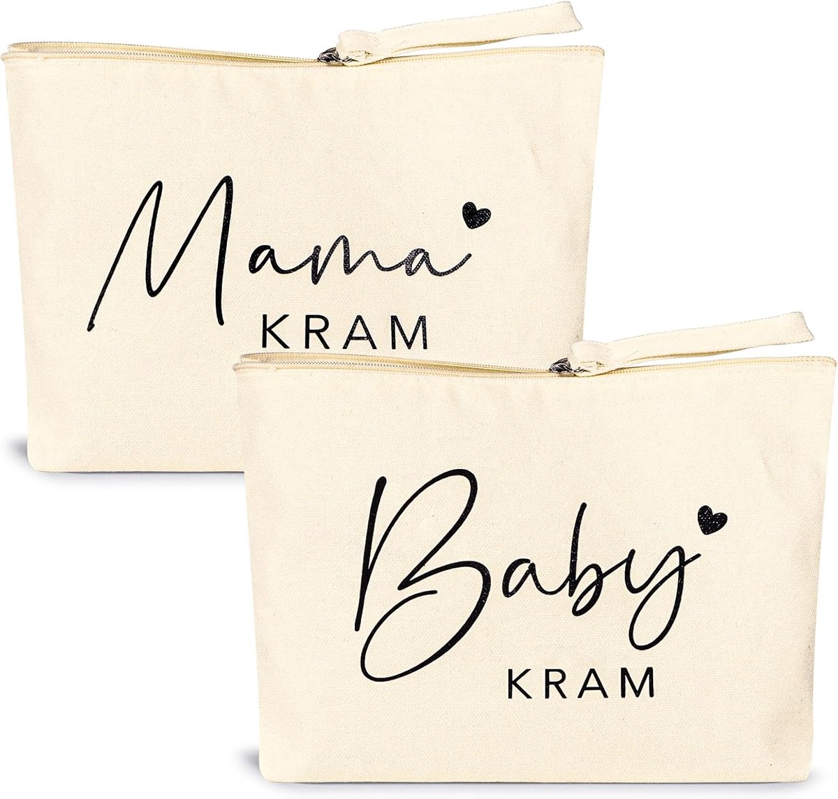 Cadeaus voor aanstaande moeders - 2 Stuks Linnen Zakken voor Babyshower