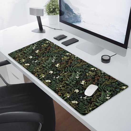 Grote Gamingmuismat met Antislip en Gestikte Randen - 102 x 51 cm — afbeelding 3