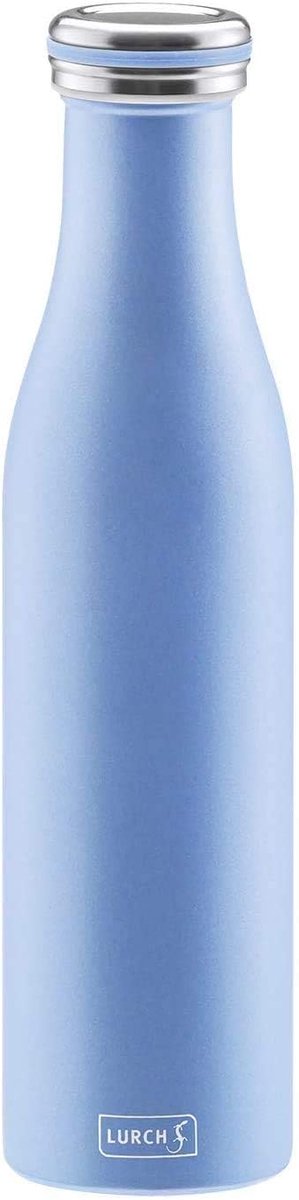 Thermo-fles 0,75 l - Dubbelwandig Roestvrij Staal - Parelblauw