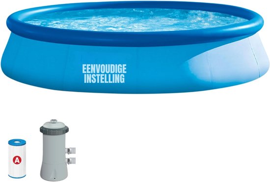 SCH Jacuzzi Opblaasbaar - Jacuzzi - Blauw - 310cm x 385cm x - SCH® - €299,95