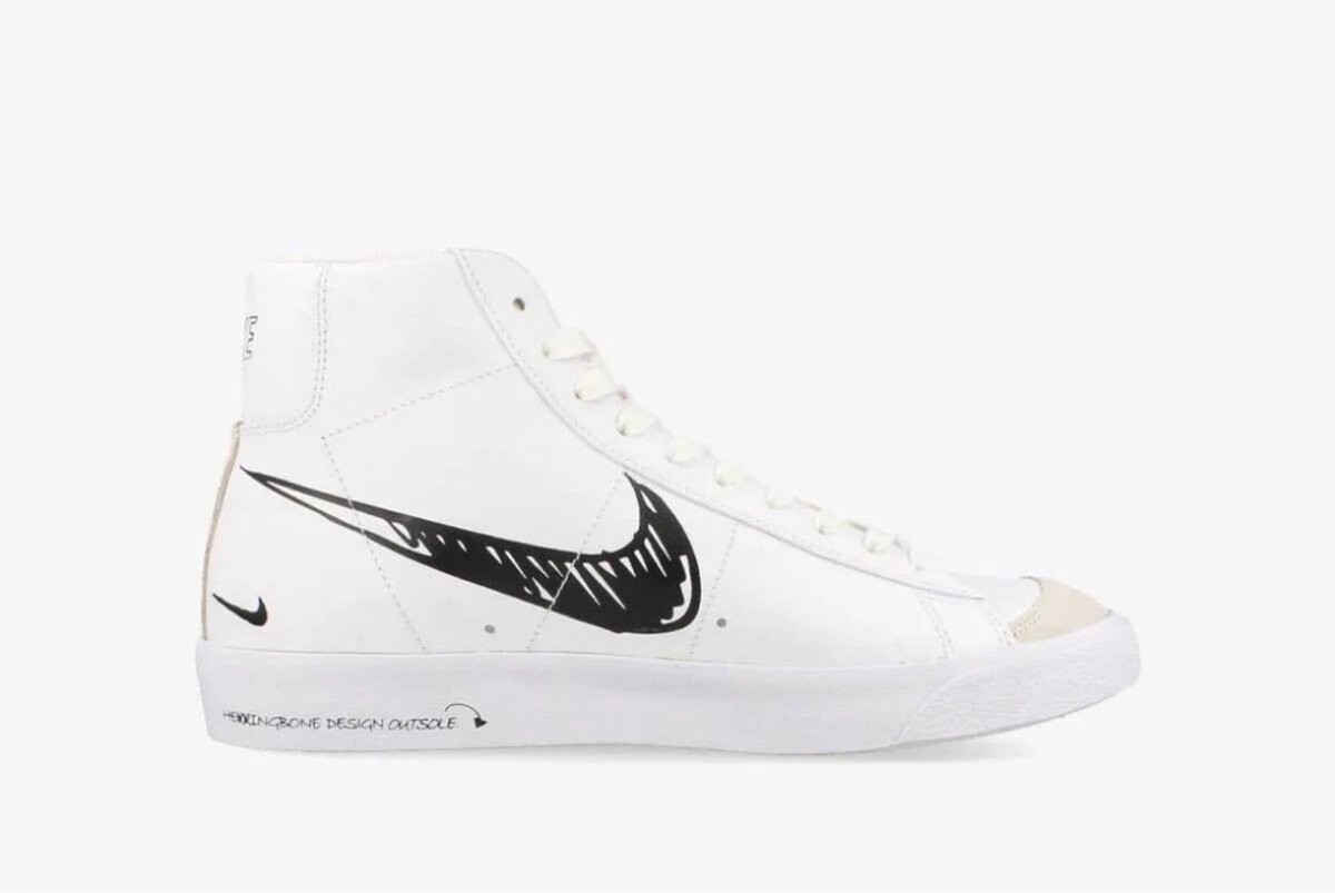 Nike Blazer Mid Vintage �77 Heren Sneaker Wit