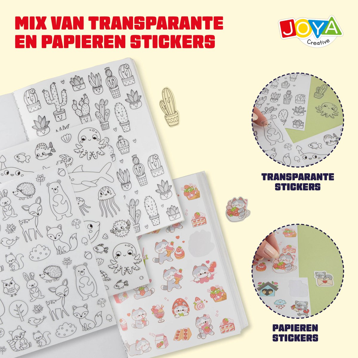 Stickerboek Volwassenen XL - 7500 Stickers voor Bullet Journal - Scrapbook - Journaling - Stickervellen en Losse Stickers - 180 Pagina's - Joya Creative — afbeelding 9