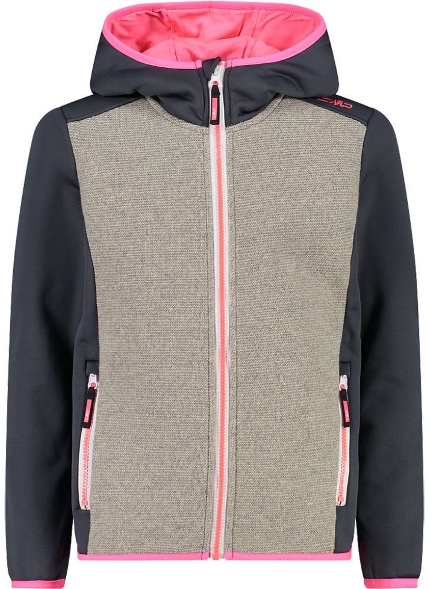 Cmp Fix Hood Girl 30m2175 Jas 5 Years Meisjes Grijs