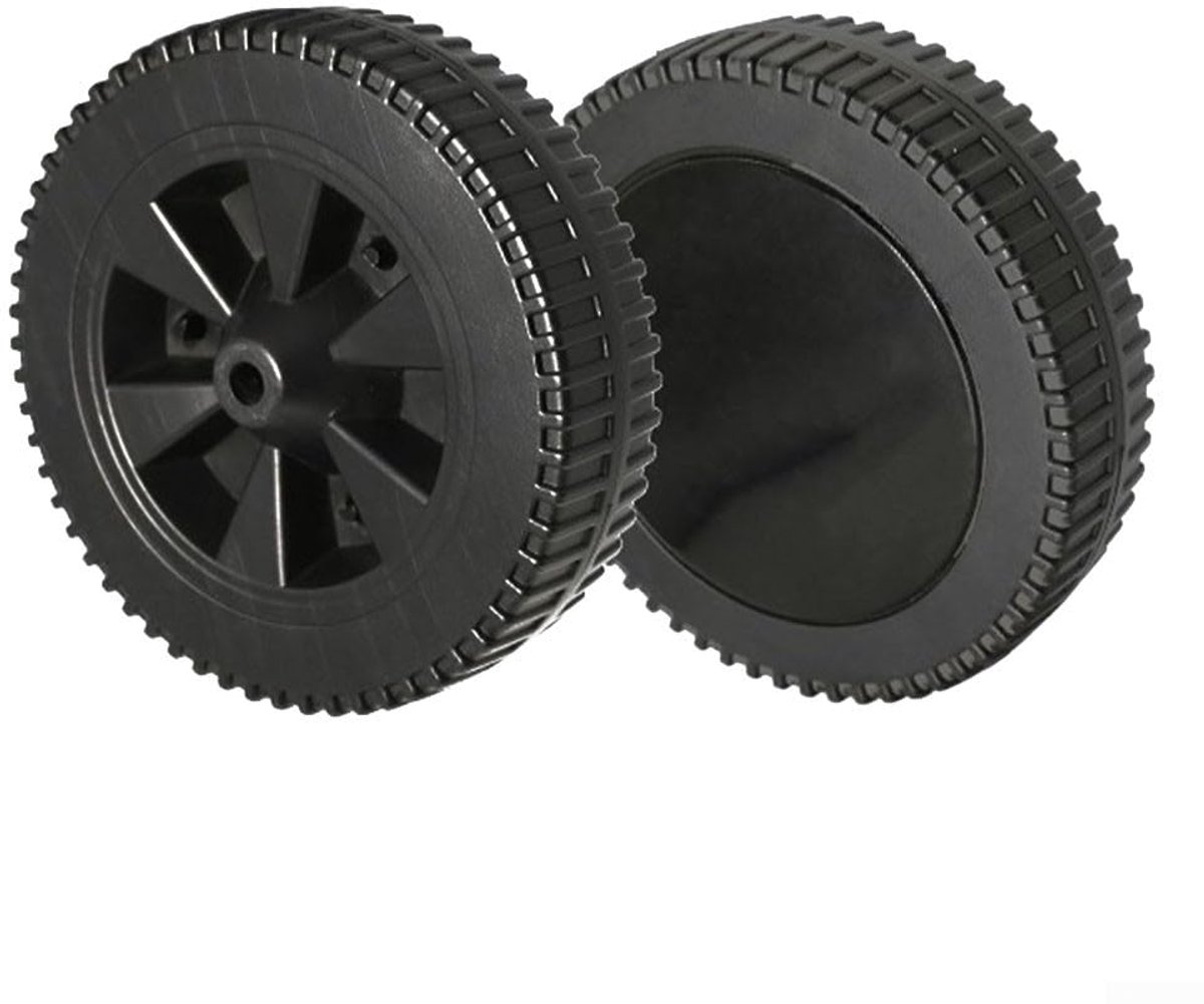 2 Pcs BBQ Oven Wheels, Plastic Barbecue Wheel, Grill Wheel Replacement Parts for Charbroil Gas Grills, BBQ Oven Wheels (170mm)