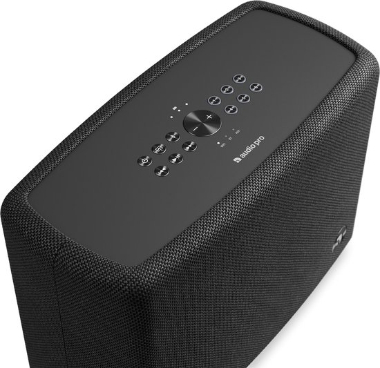 Audio Pro A15 W Draagbare Smart Multiroom Actieve Luidspreker - Audio Pro Multiroom (Linkplay) - Ruimtecorrectie - Waterbestendig IPX2 - Zwart — afbeelding 3