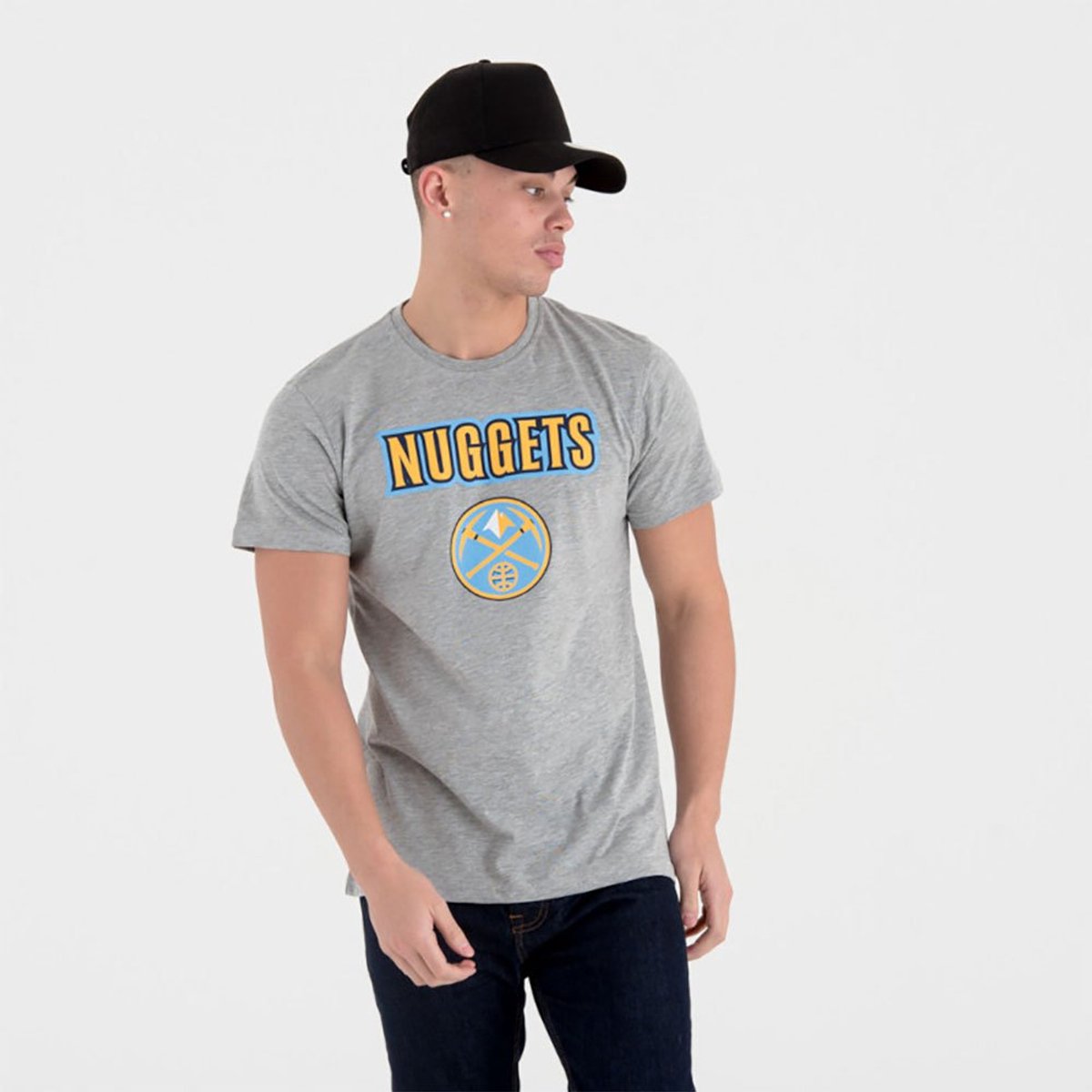 T-shirt Denver Nuggets NBA Grijs