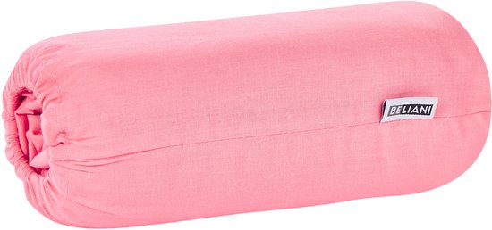 JANBU - Laken - Rouge corail - 90 x 200 cm - Katoen