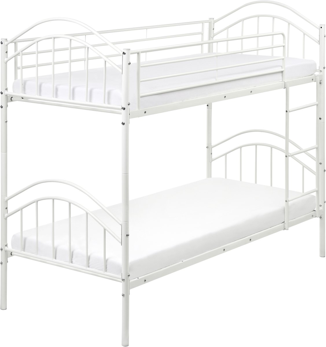 CHARTRES - Stapelbed - Wit - 90 x 200 cm - Metaal