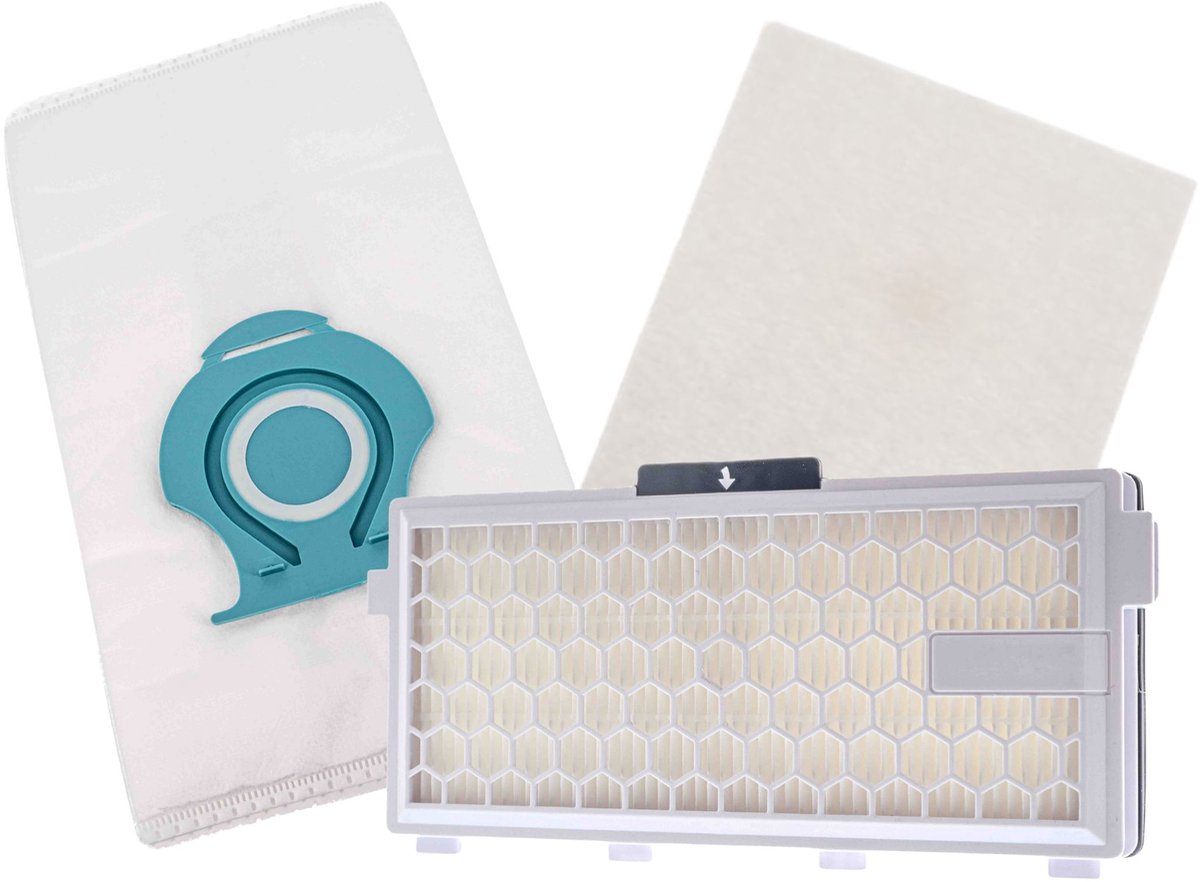 Kleanburg® 7-delige set – alternatieve stofzuigerzakken + HEPA filter + motorfilter – geschikt voor Miele HyClean Pure TU & CO / Guard S1, L1, M1 – niet origineel