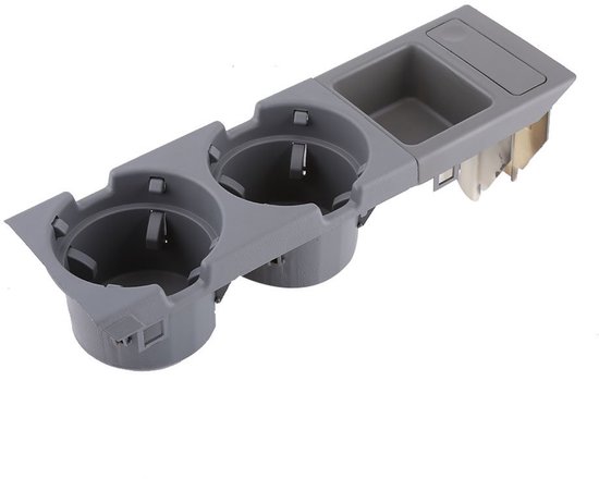 Auto Middenconsole Houder, Auto Bekerhouder Veranderen Doos, Interieur Front Center Console Bekerhouder Munthouder voor BMW E46 1998-2004(zwart