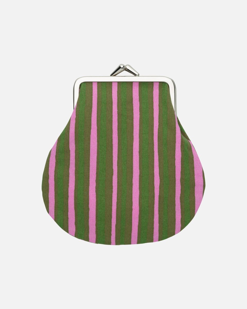 Marimekko Piccolo Pieni Kukkaro portemonnee groen / roze
