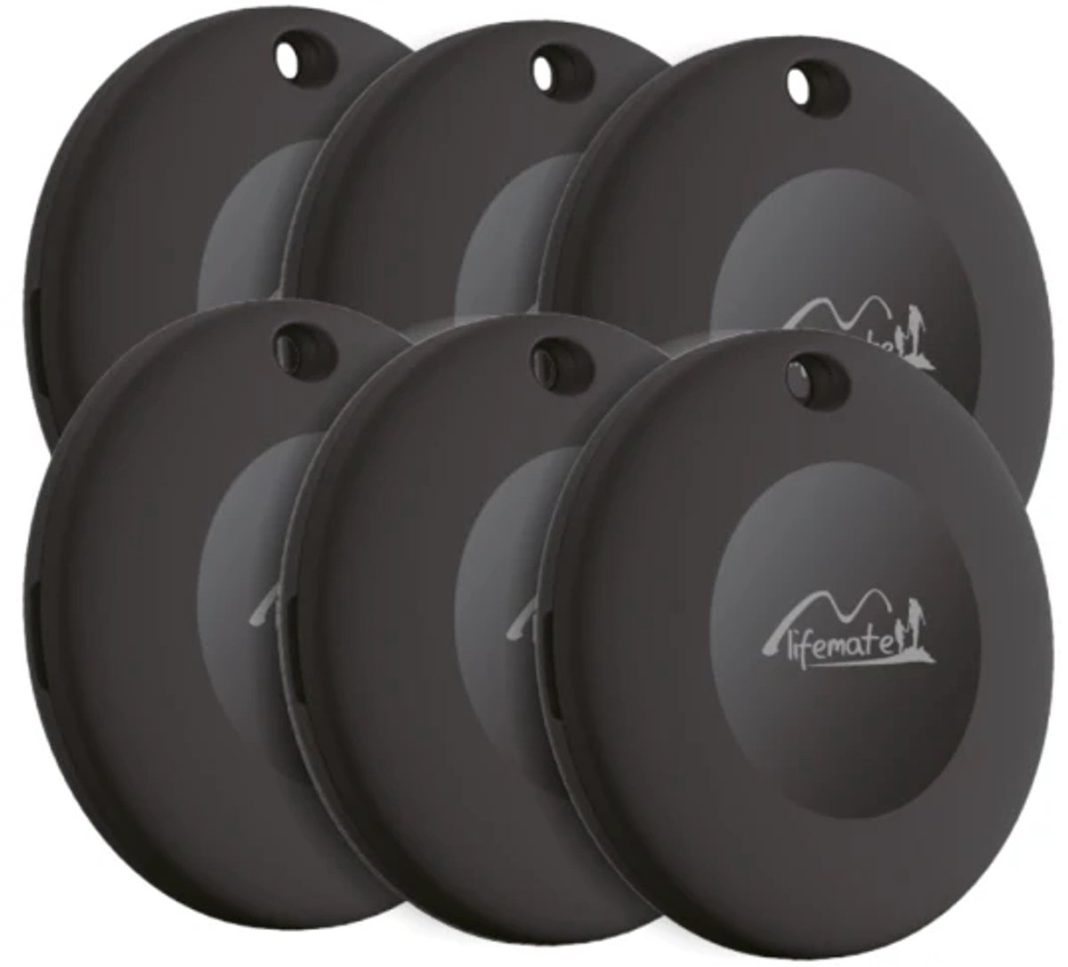 Lifemate - Life Tag - Apple Find My / Zoek Mijn tracker - Sleutelvinder - Air - Bluetooth tracker - 6 Pack