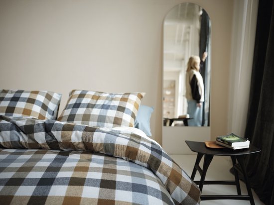Beddinghouse Sem dekbedovertrek - Eenpersoons - 140 x 200/220 cm - Blauw van Beddinghouse — afbeelding 4