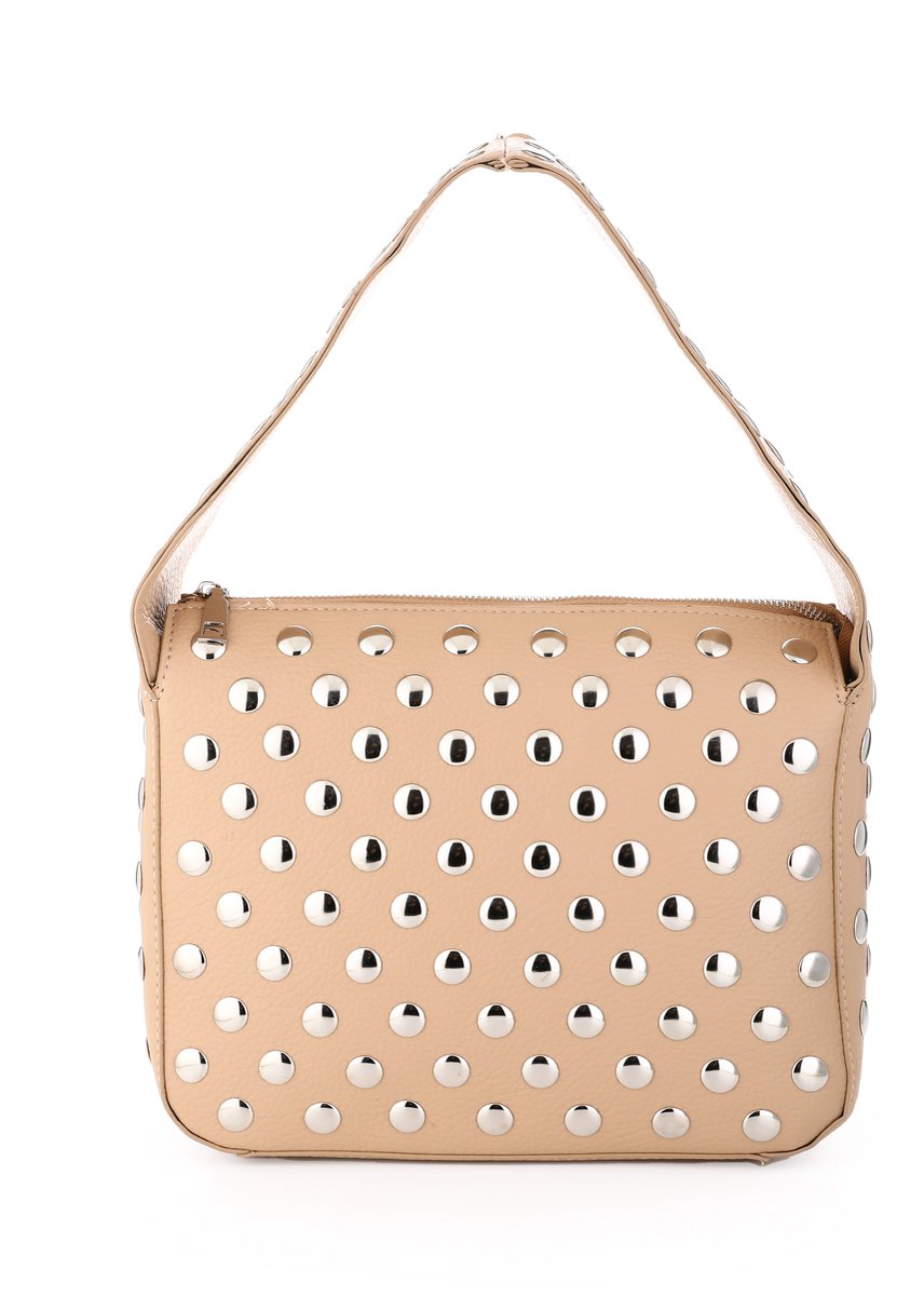 "Leren" Tas | Statement Bag | Studs & Stylish | Camel