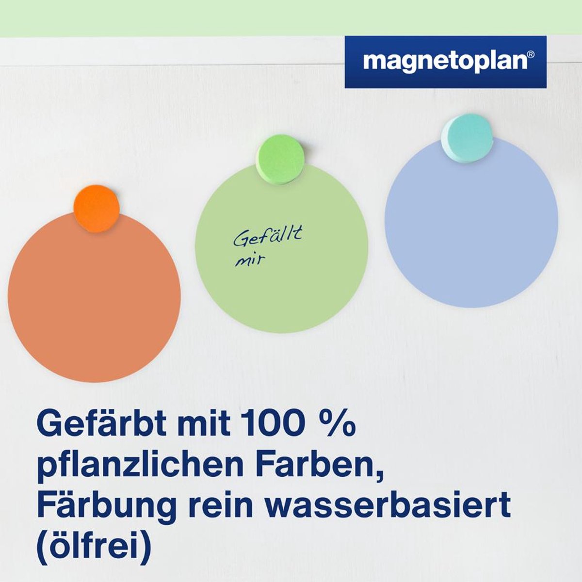 Magnetoplan 112501610 Presentatiekaart Roze Groen Geel Wi