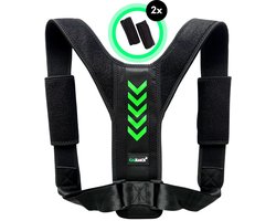 Garmoi Postuurcorrector - Medisch Verstelbare Rugbrace voor Houdingcorrectie tegen Rugpijn | Unisex, L/XL