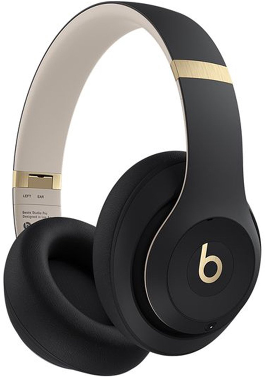 Beats Studio Pro Draadloze Koptelefoon Zwart/Goud - afbeelding 2