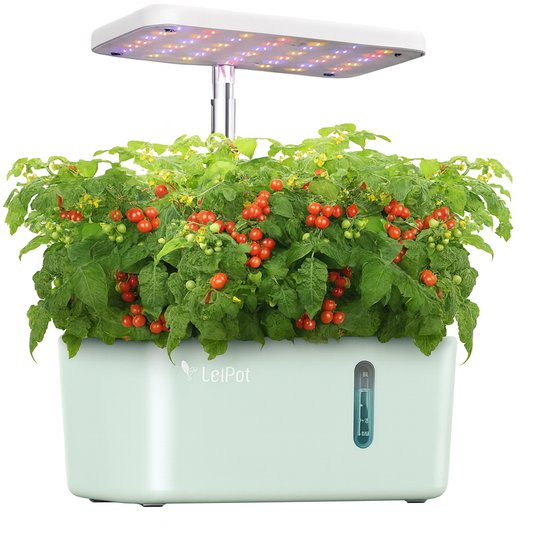 LetPot Mini – 5 Pods Hydroponics Growing System – Compact, slim en verrassend krachtig – Tot 3 keer snellere groei – Altijd verse kruiden en groenten in je keuken – Volautomatische verzorging via app – Zonder aarde of gedoe