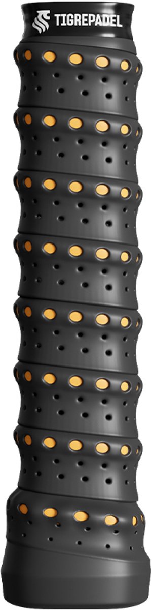 TigrePadel - Overgrip - Grip -Padel grips - Griptape - Contour Max - Padel - Overgrip tennis - Overgrip padel - Zwart - 2 stuks