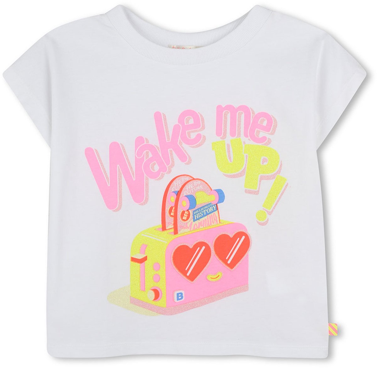 Billieblush U20934 T-shirt Met Korte Mouwen Wit 5 Years Meisjes