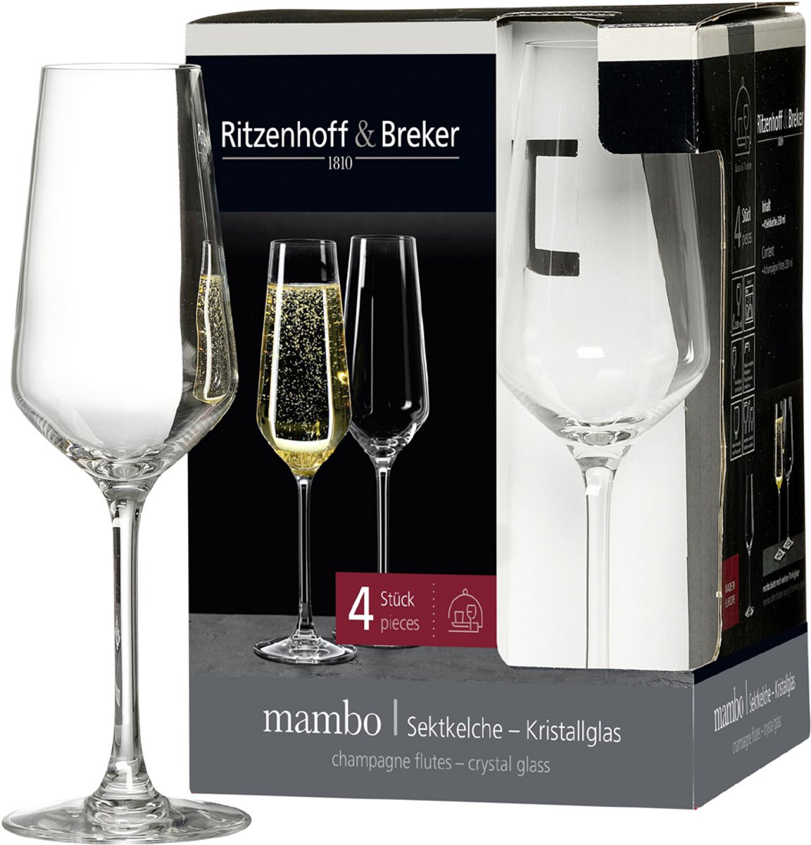 Ritzenhoff & Breker grappaglazen Mambo 90ml kristalglas