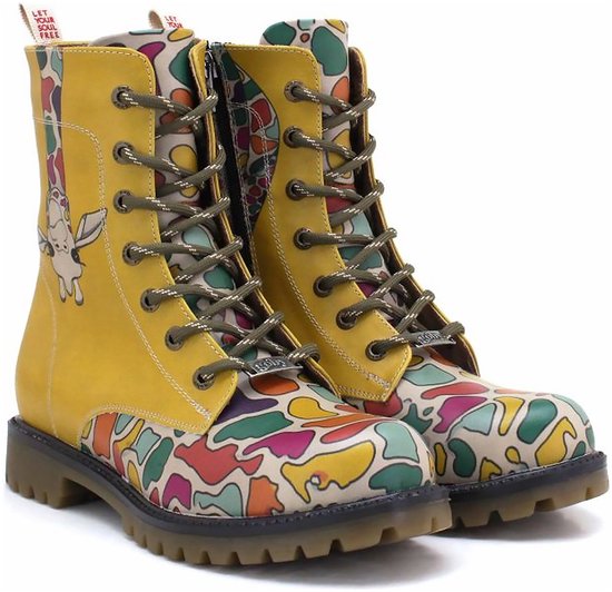 Bottines GOBY Funny Giraffe - Bottes pour femmes - Handgemaakt - Qualité Premium - Taille 40