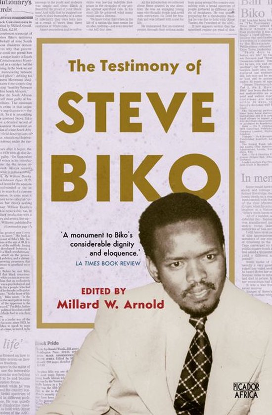 The Testimony of Steve Biko - cover