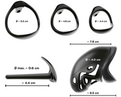 Penis Kooi Met Dilator Voor Extra Urethrale Stimulatie - Kuisheidkooi Met 3 Maten Ringen - Chastity Voor Langdurig Gebruik