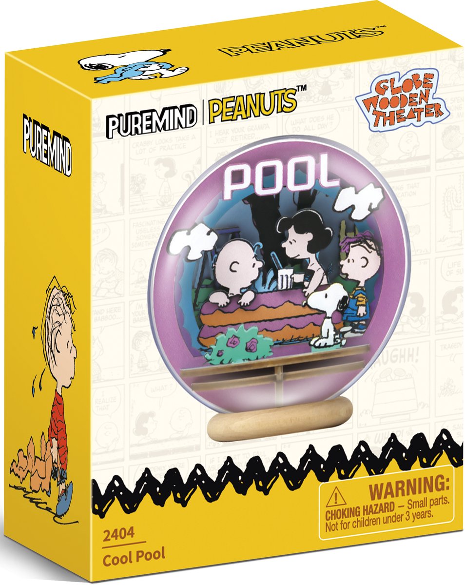 Pantasy Peanuts Puremind Model Kit Wooden Theater Globe Cool Pool Model Kits