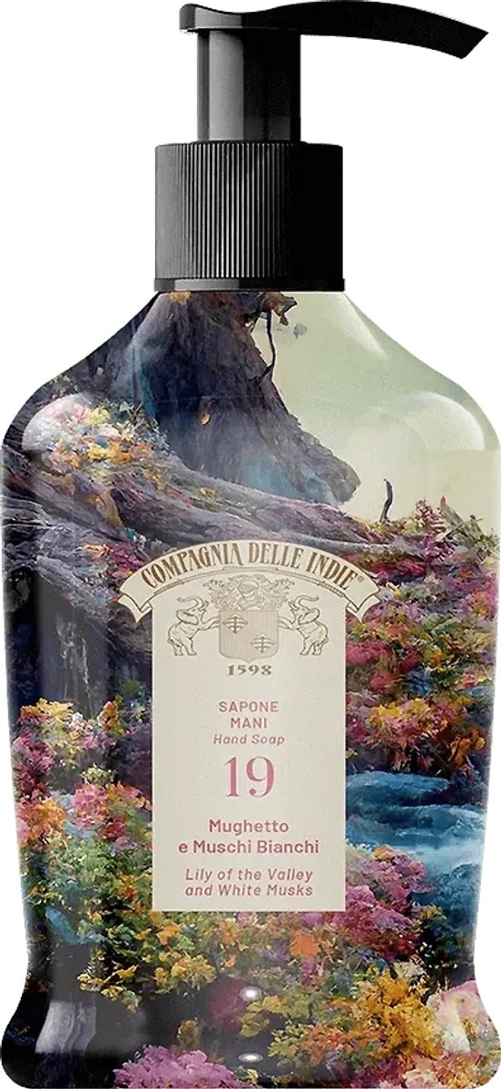 Compagnia delle Indie handzeep nr 19 musk en lelietje-van-dalen 300ml