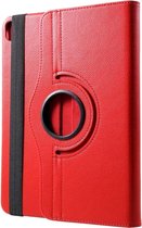 Shop4 - iPad Pro 12.9 (2018) Hoes - Rotatie Cover Lychee Rood