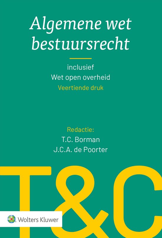 Tekst & Commentaar - Algemene wet bestuursrecht - cover
