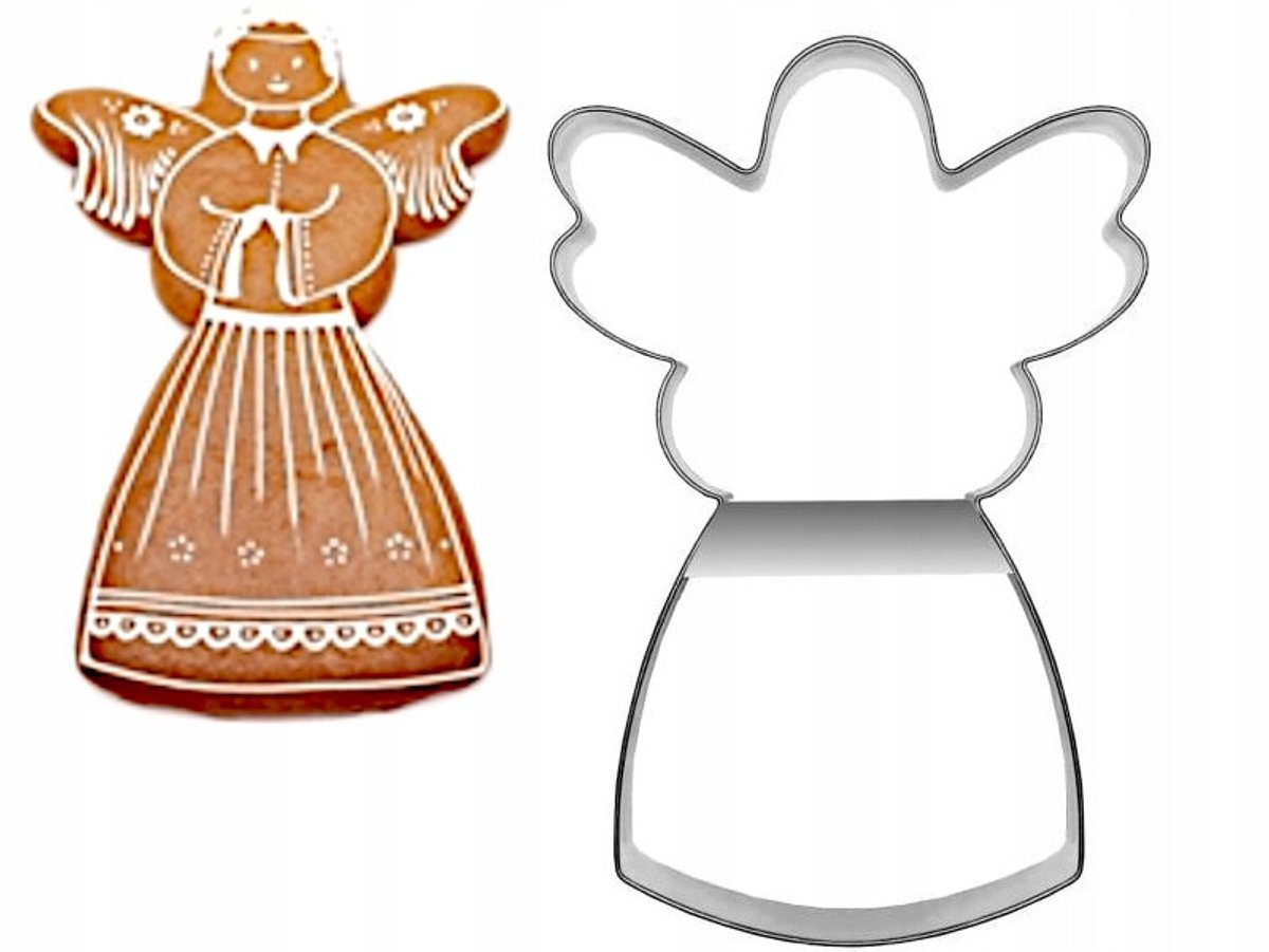 Grote Engel Koekjesvorm 20 cm - Unieke kerstdecoratie