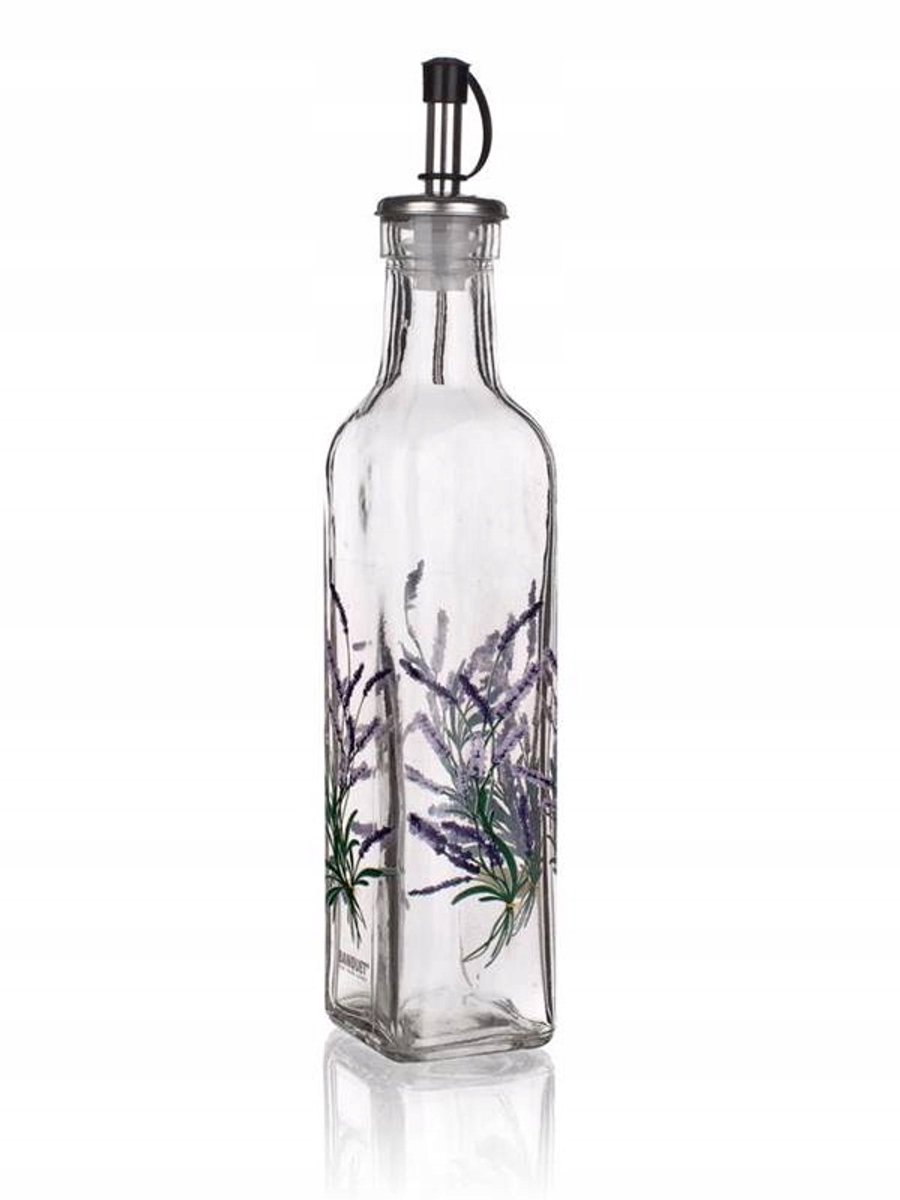 Olijfolie en Azijn Fles 250ml met Doseerder - Lavender