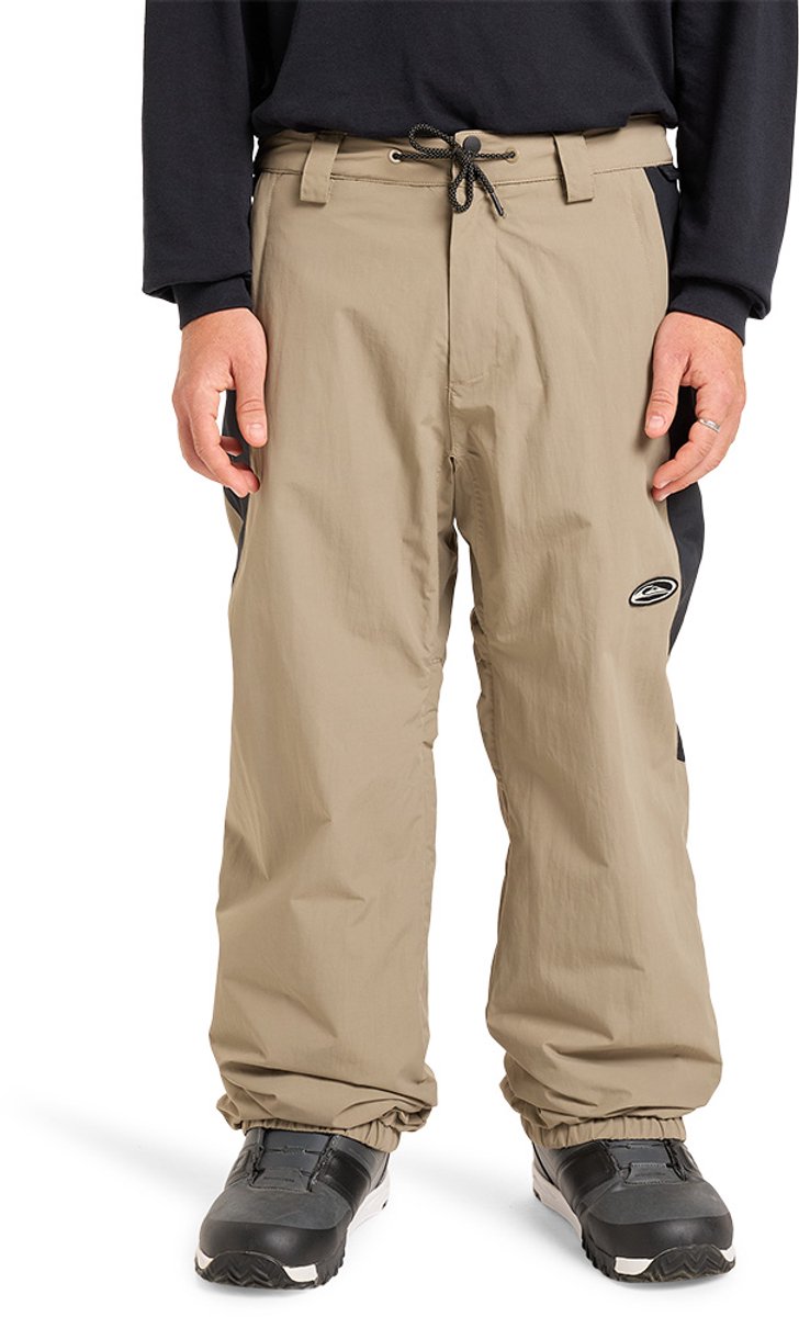 Quiksilver Snow Down Broek Beige L Man